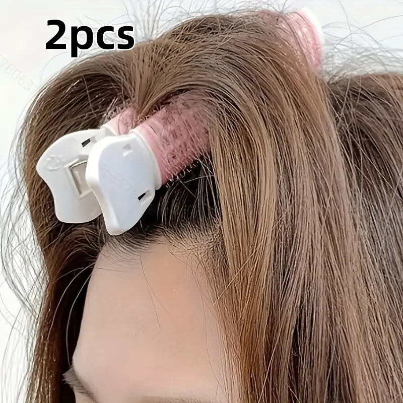 2-Pack Curling Irons, Voluminous Hair Clips, Spiral Curl Styling, No Heat Hair Rollers, Self-Adhesive, Suitable for Fine Long Short Hair