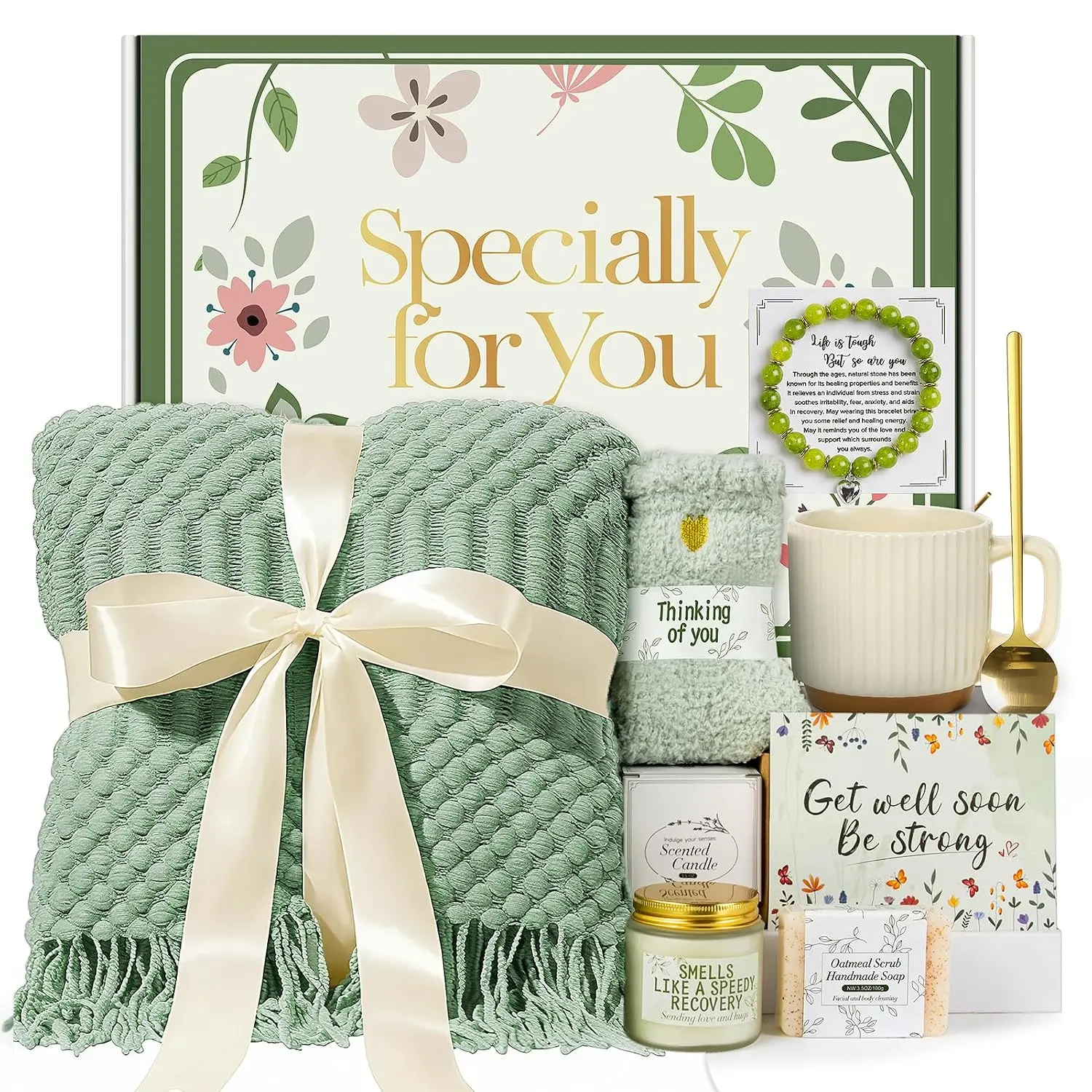 Get Well Soon  Baskets for Women, After   Care Package for Women, Thinking of You, Feel  Encouragement  Box, Comfort Gifts for