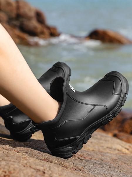 Unisex Waterproof Rain Boots, Waterproof Deck Boots, Outdoor Activities, Stretch Rubber Sole, Comfortable Lining, Ideal for Water Sports & Casual Wear