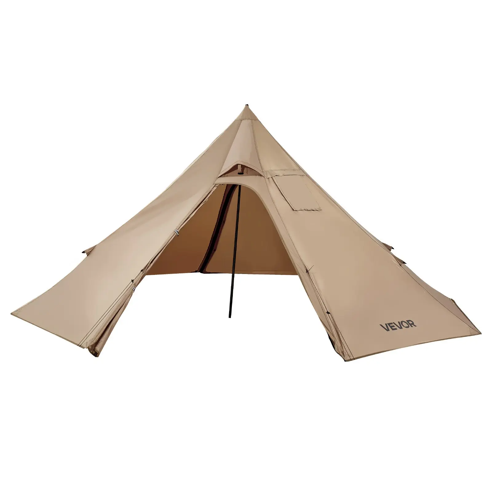 【Summerfinds】VEVOR Hot Tent for 2 Persons, Portable Winter Tipi Tent with Stove Jack, Waterproof Camping Tents, Lightweight 4 Season Shelter Tents for Hiking Fishing Backpacking, S Size