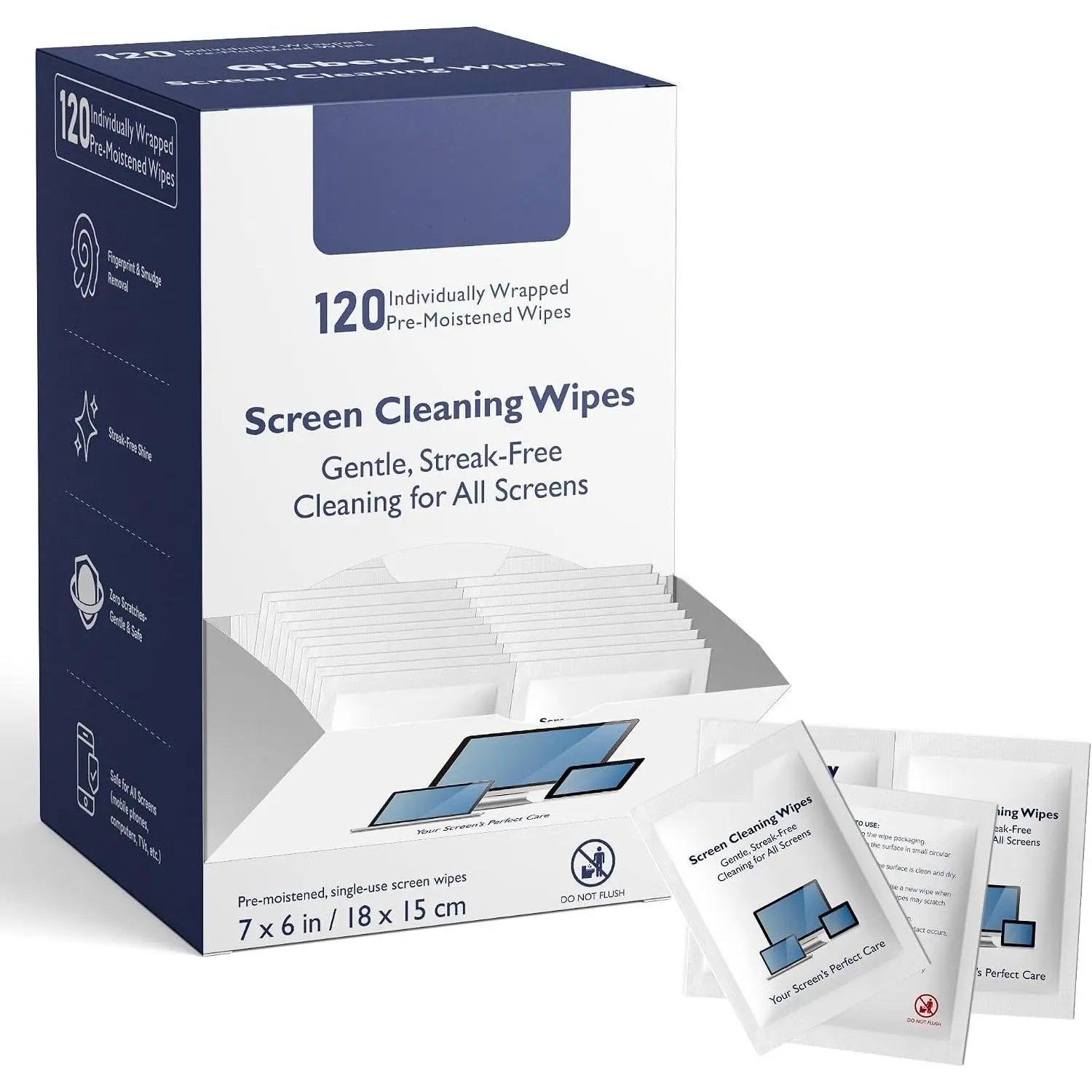 Screen Cleaner Wipes for Electronics, Lens Wipes, Streak-Free Screen Wipes