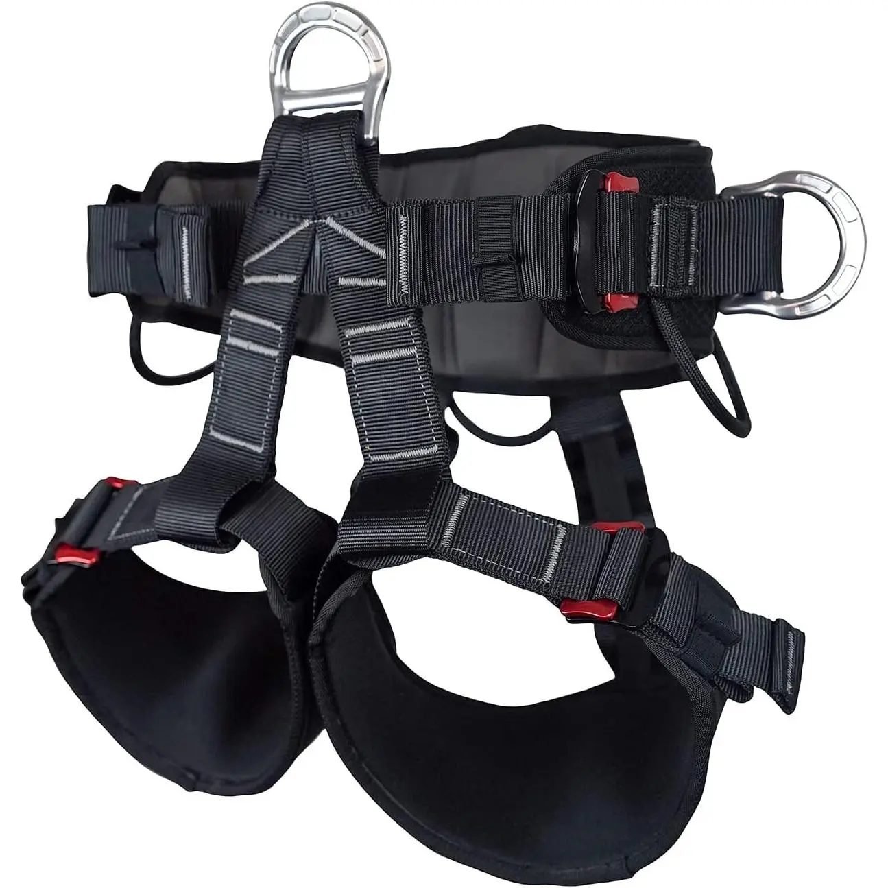 Tree Climbing Harness, Adjtable Thickness Widen Protecta Safety Harness, Half Body Harnesses for Rock Climbing Rescuing Work Fire Rescuing Caving