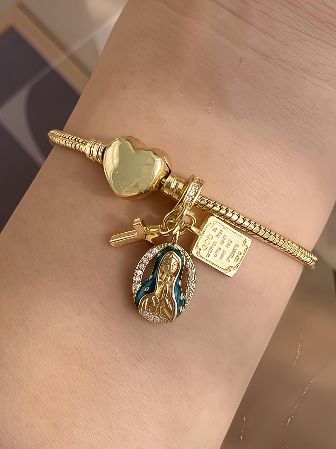 1 Piece Stylish Versatile Top for Women, Trendy Casual Wear for All Occasions, Comfortable and Fashion Forward Apparel, Charm Bracelet