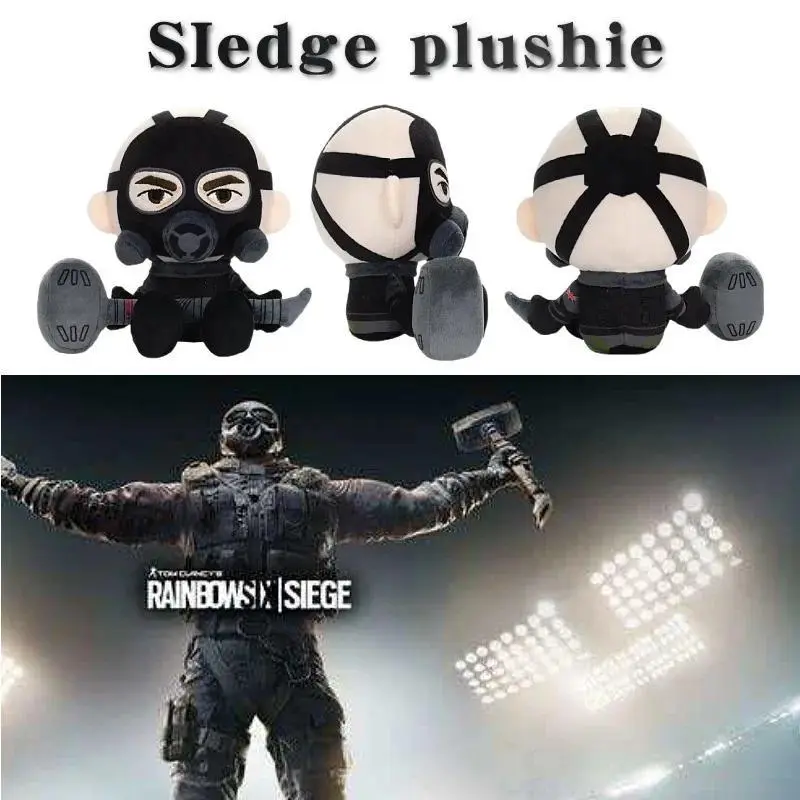 2026 hot item Anime Sledge Plush Toys Rainbow Six Siege Stuffed Pillow Home Bed Sofa Decoration Plushie Dolls Fans Birthday Christmas Gifts Popular toys