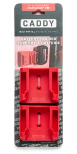 Drill Holder Power Tool Organizer, Universal Wall Mount Cordless Tool Rack for Milwaukee, Dewalt & More, 2-Pack, Black Drill Holder Power Tool Organizer, Universal Wall Mount Cordless Tool Rack for Milwaukee, Dewalt & More, 2-Pack, Black