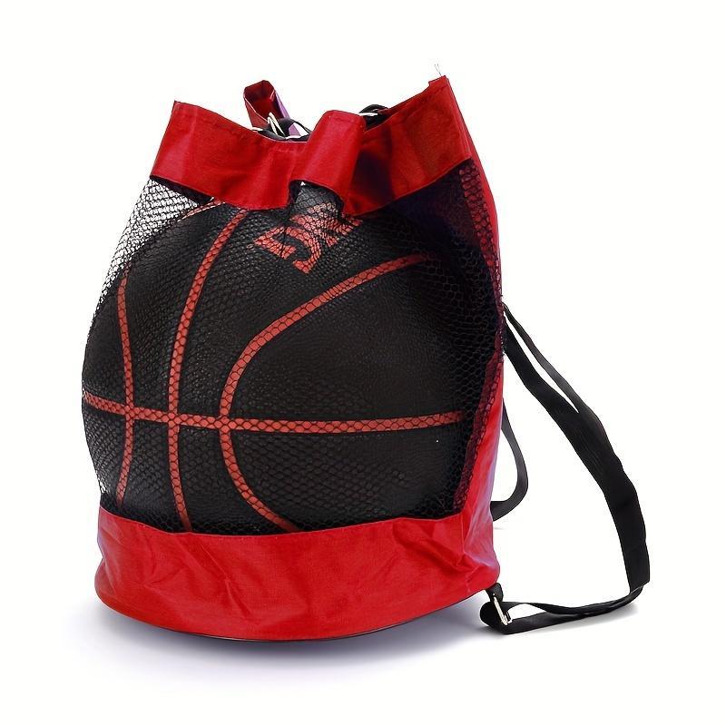 A Basketball Backpack, Oxford Cloth Single-shoulder Crossbody Bag, Basketball Net Pocket Backpack, Volleyball and Soccer Bag