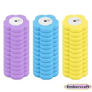 36 Piece Disposable Toilet Wand Refills, 3 Layer Sponge Scrubber Heads, Bathroom Deep Cleaning Tool For Home Apartment, CleanTok Restock Essentials, Replaceable Cleaning Pads (Wand Not Included)