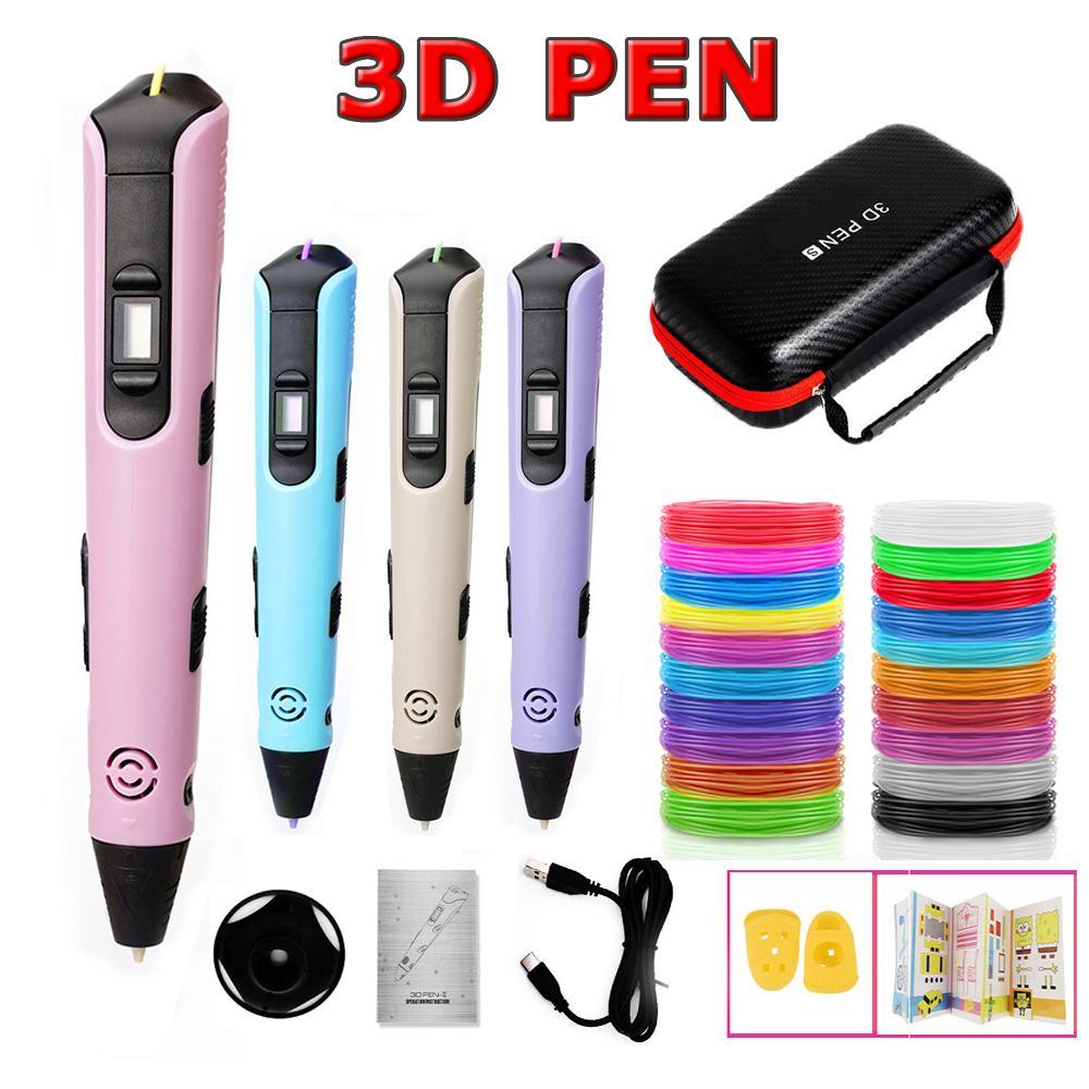 Creative 3D Pen Set (with 9m Filament & Storage Pouch), Professional 3D Printing Tool, Perfect for 3D Craft Hobbyists and Design Professionals Creative 3D Pen Set (with 9m Filament & Storage Pouch), Professional 3D Printing Tool, Perfect for 3D Craft Hobbyists and Design Professionals