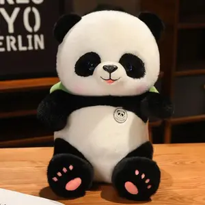 PP Cotton Transform Dragon Panda Soft Fluffy Simulation Panda Comfortable Ins Cosplay Panda Dragon Stuffed Children Girl