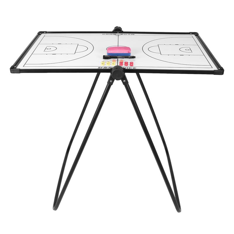 Double Sided Basketball Board with Markers Eraser Professional Basketball Game Pad Multi-Purpose for Basketball Soccer Volleyball Coaches