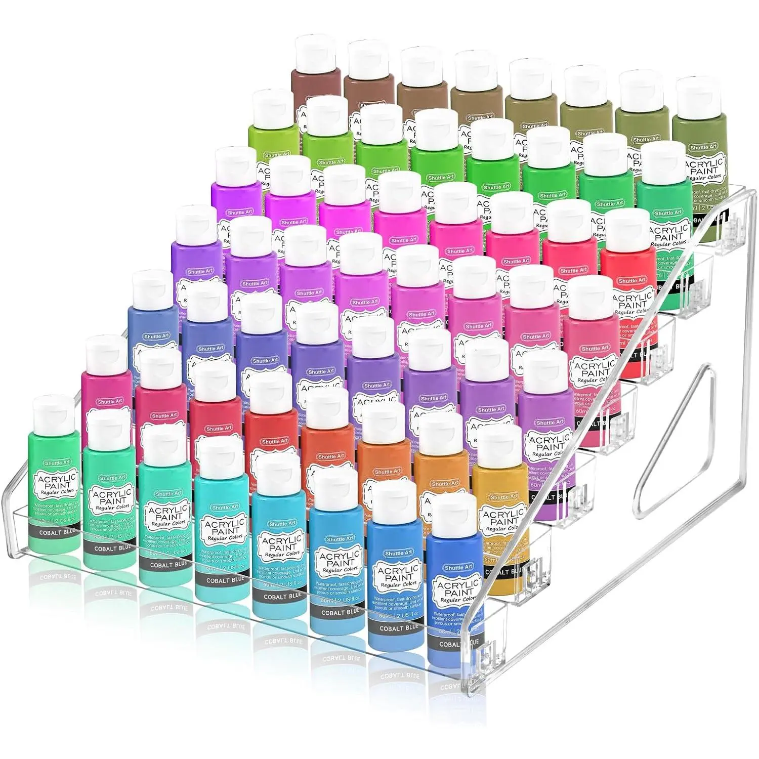 Clear  Organizer, Miniature  Holder 7 Layers  Storage Rack, Craft  Organizer Rack