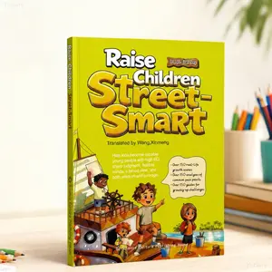 1Pc Parent-child Kid Guide packed with over 150 valuable real lessons, Easy reading helps parents raise sharp kids mastering basic self-defense and steady independent practical decisions