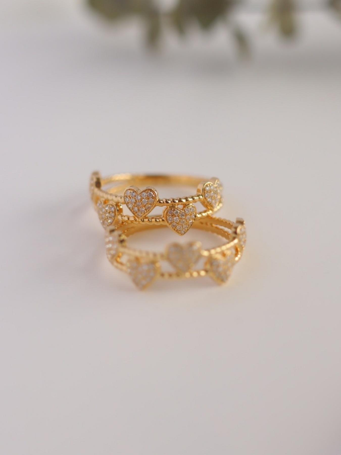 S925 Sterling Silver Fashionable Heart Design Ring, Artificial Zircon Decorated Ring for Women, Trendy All-match & Exquisite Jewelry for Birthday Gift, Heart Shaped Ring, Jewelry Rings