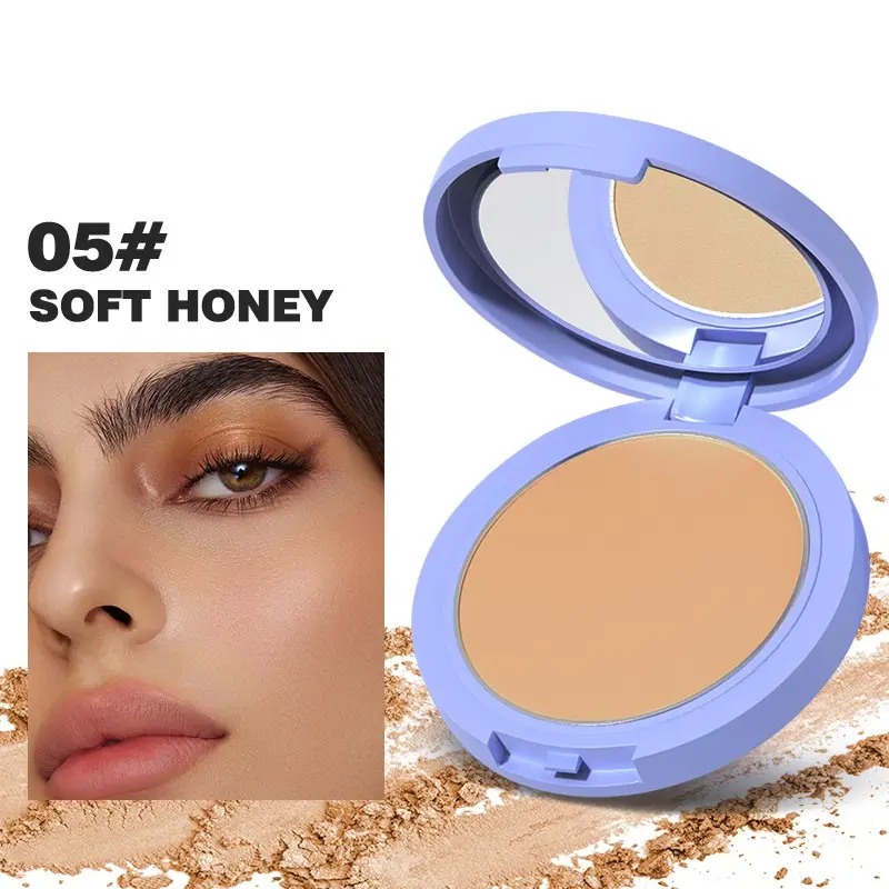 Blurring Setting Powder Cake, Setting Powder Cosmetic, Cosmetics Products, Reapply Setting Concealer Oil Control, Beauty Powder Cake, Waterproof Sweatproof Long-Lasting, Large Base Powder Cake 10g, Face Pressed Powder