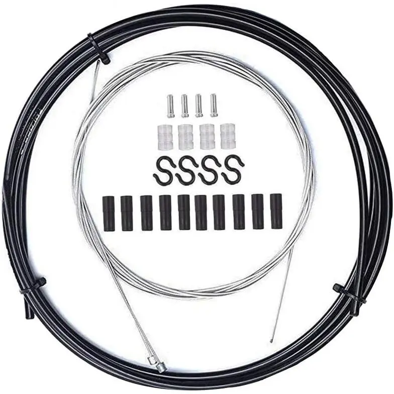 Bike Shift Cable Housing Derailleur Cable Replacement Kit for Mountain Bike and Road Bike