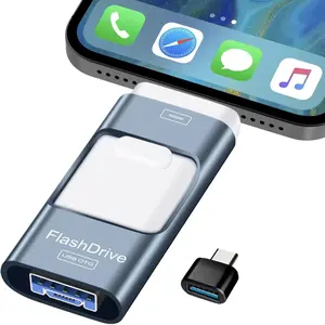 4-In-1 Encrypted USB 3.0 Flash Drive, Micro USB for Android & PC, Secure Data Storage, Daily Use Solution, 64GB-1tb Capacity