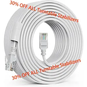 Cat5e Flat Ethernet Cable, High-Speed Rj45 Network Wire, 26awg Copper-Clad Aluminum Core, Waterproof, Suitable for Outdoor Use