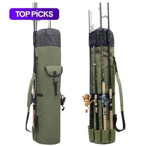 multi-function fishing pole bag, 1 count portable fishing tool organizing bag, outdoor fishing organizer accessory, solo camping, birthday gifts, fishing  tools equipment, camping accessories, boyfriend gift