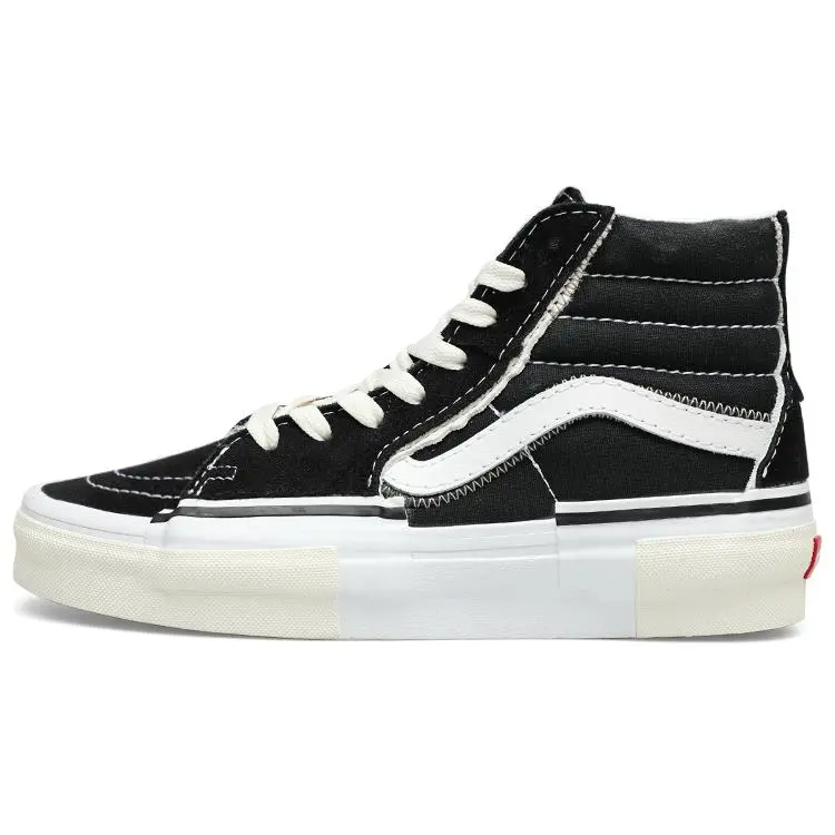 Vans SK8-Hi Reconstructed Deconstructed Tear-Away Comfortable Fashion High-Top Skate Shoes for Men and Women Verifiable, with credentials and supporting global authentication