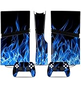 Console Skin for PS5 Slim, Vinyl Decal Cover Wrap for Digital Edition Controller (Pink)