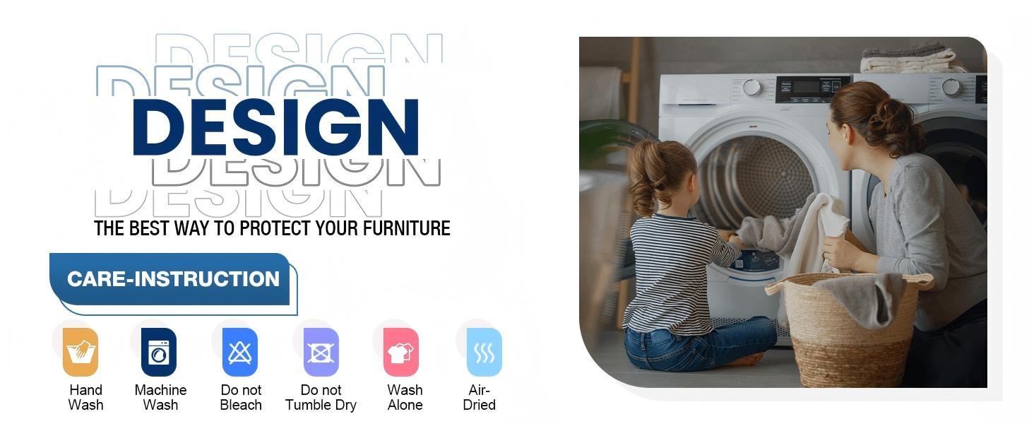 100% Waterproof Recliner Cover - Recliner Cover with Non-Slip Granule, Recliner Chair Covers with Elastic Band, Recliner Chair Covers for Reclining Chair(Dark Grey, Small-22'')