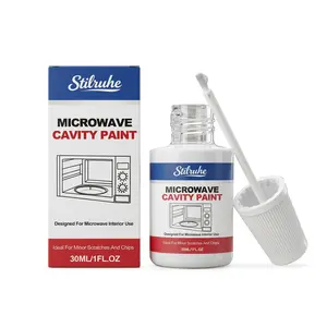 Microwave Oven Interior Paint, Easy-To-Use Household Repair Paint for Microwave Gaps, Specialized Paint for Microwave Cavity Maintenance