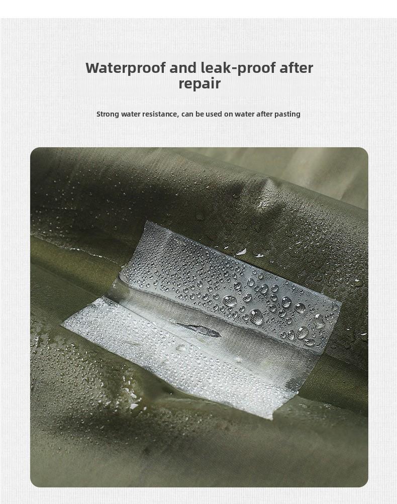 TPU Clear Repair Patch for Tent Raincoat Inflatable Products Waterproof Adhesive Tape for Camping Swimming Ring Leak Repair Rugby Bags Accessories