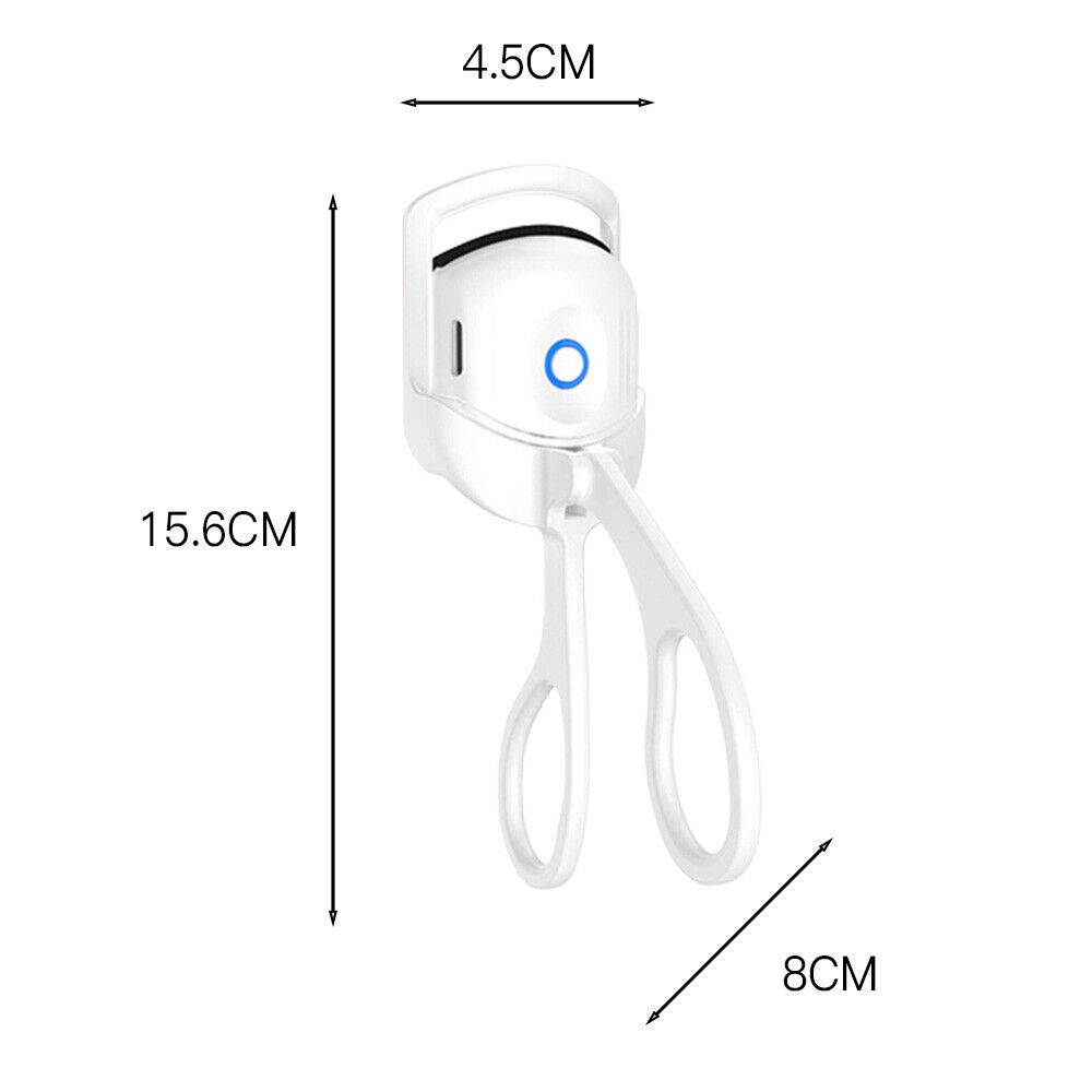 Electric Eyelash Curler Set with USB Cable, Modern Beauty Eye Device, Eyelash Makeup Tool, Clamp-Type Heated Eyelash Curler - Quickly Curls Eyelashes for Perfect Volume and Effortless Definition, Suitable for Women at Home and While Traveling