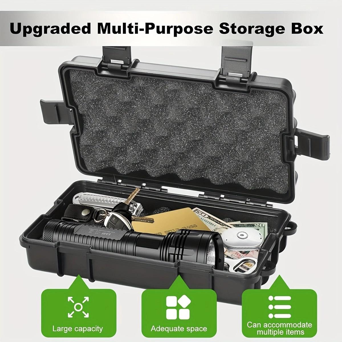 Magnetic Tool Box, Waterproof Magnetic Storage Box, Portable Storage Box for Outdoor Camping Hiking, Home Organizer for Car Key