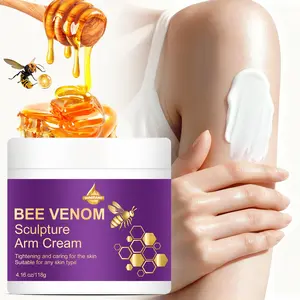 SUMFANG Bee Venom Sculpting Arm Cream 118g – Vitamin C + Salicylic Acid – Smoothes and moisturizes dry and rough arm skin – Lightweight, non-sticky, and absorbs quickly – Ideal for daily arm massage and firming routines