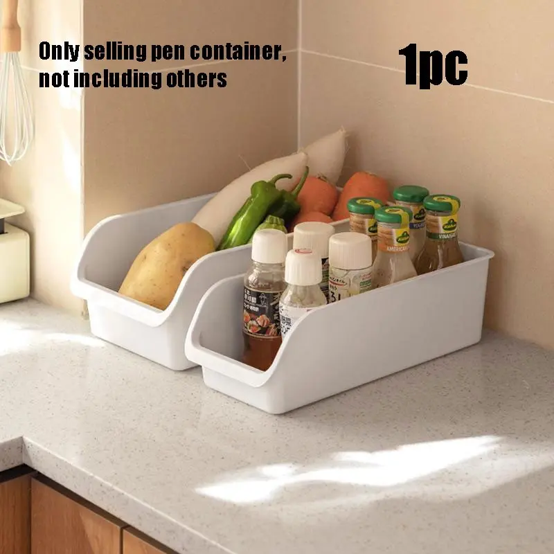 Kitchen Cabinet Organizer Box, Refrigerator Storage Box, Fruit Vegetable Container, Cold Preservation Box, Home Plastic Storage Box