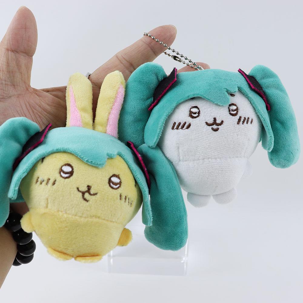 Cartoon Fit Hatsune Plush Doll Chikawas Kawaii Toy USAgi Co-branded Doll Plush Toy Cute Bag Pendant Girls Holiday Gift
