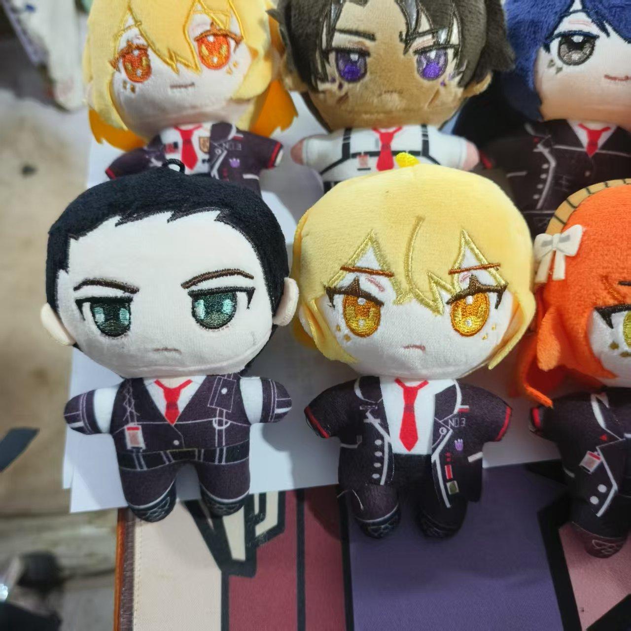 10cm Anime Limbus Company Plush Toys Cotton Plushie Doll Ishmael Dante Faust Don Quixote Palm Cartoon Stuffed Peripherials Gifts