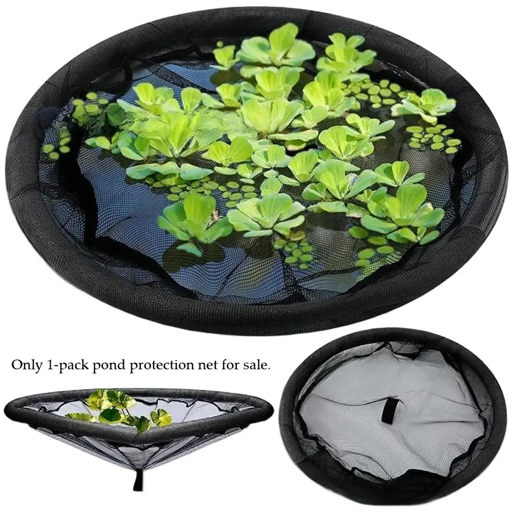 Floating Pond Net Barrier for Aquatic Plants to Promote Undisturbed Growth in Community Ponds with Mixed Fish and Flora