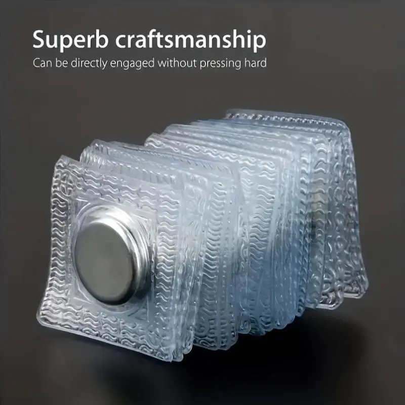 [Magnetic Buttons] 10pcs Magnetic Snap Buttons | for Bags, Clothing, Invisible Curtain, Hidden Round Buckle, Metal Button