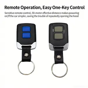 2-Pack/3-Pack/5-Pack Copy Remote Control, 2-Button Garage Door Remote, Rfid 433.92mhz Wireless Universal Transmitter Replicator, Belt Clip Design