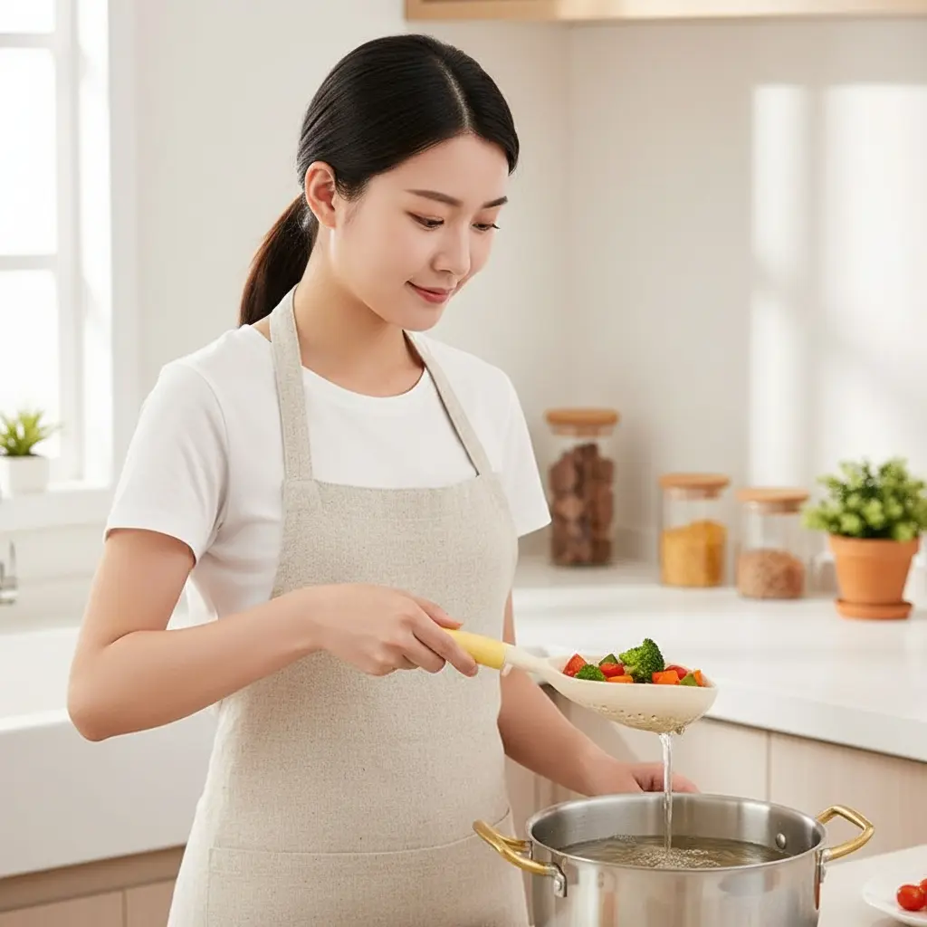 Large Wide Mouth Nylon Dual-Use Skimmer Filter Net, Food Grade Safe Durable, Home Hot Pot Restaurant Seafood Soup Filtration