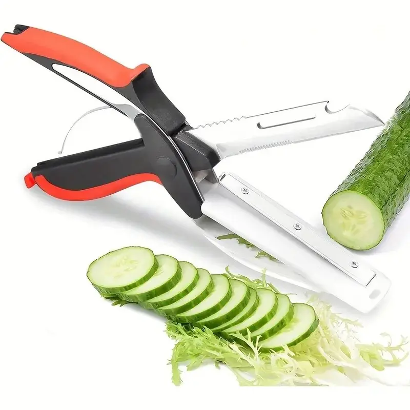 Vegetable Cutting Scissors, Kitchen Food Cutter, Meat Scissors, Quick Vegetable Slicer, Kitchen Chopping Scissors, Kitchen Shears, Kitchenware, Utensils, Home