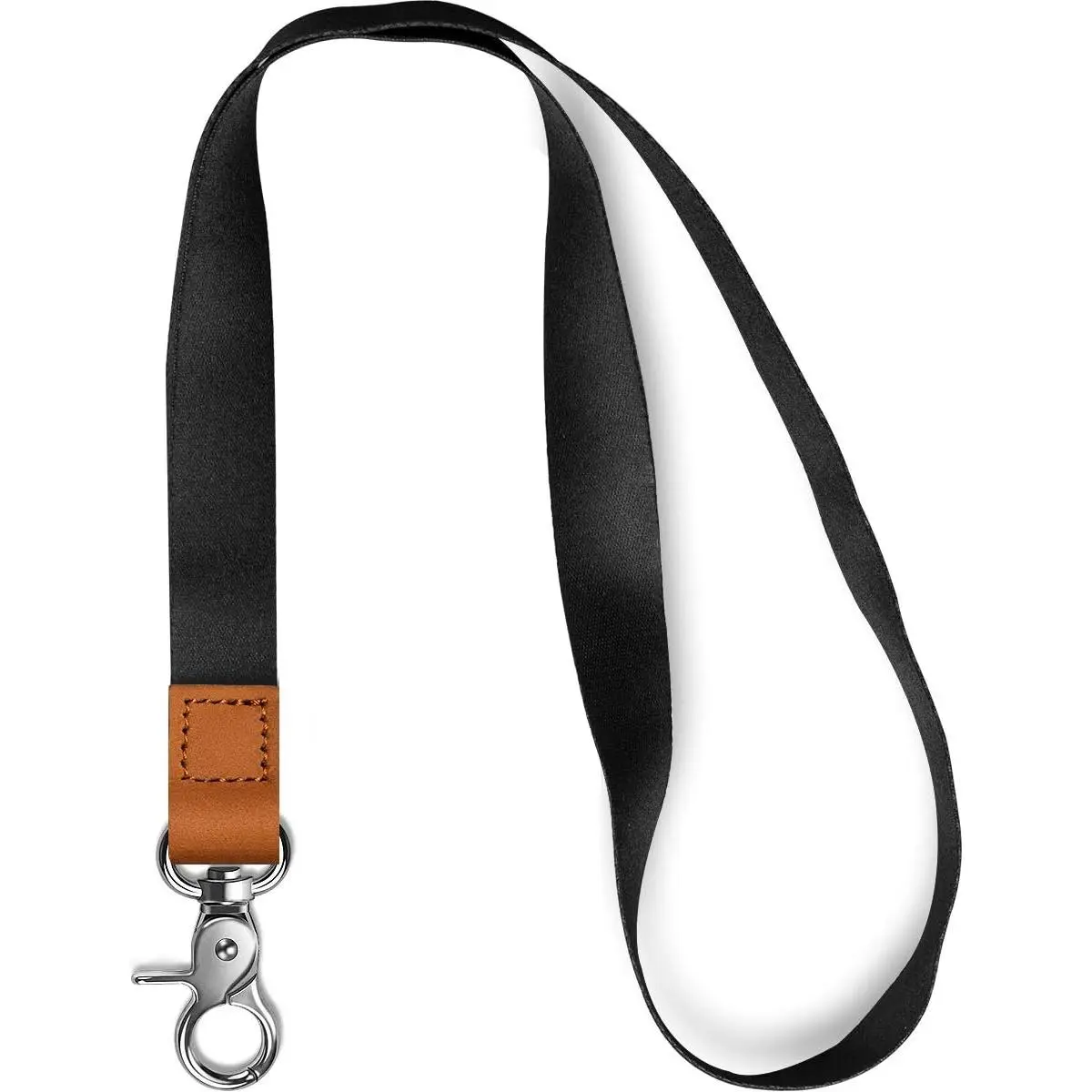 Lanyard, Black Long Lanyard for , ID Badges, Cards,  , Wallet |  Lanyard for Office Workers, Teachers, Students, Events Daily Use, Securely Carry , Access Cards & Small Essentials