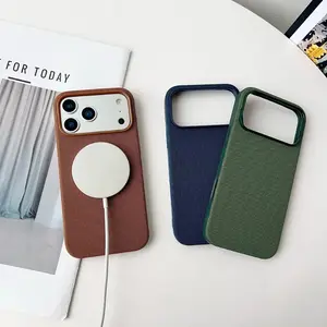 Official Original For Magsafe Techwoven Case For iPhone 17Air 17 16 15 14 13 Pro Max  Cases Magnetic Wireless Charging Protect Cover