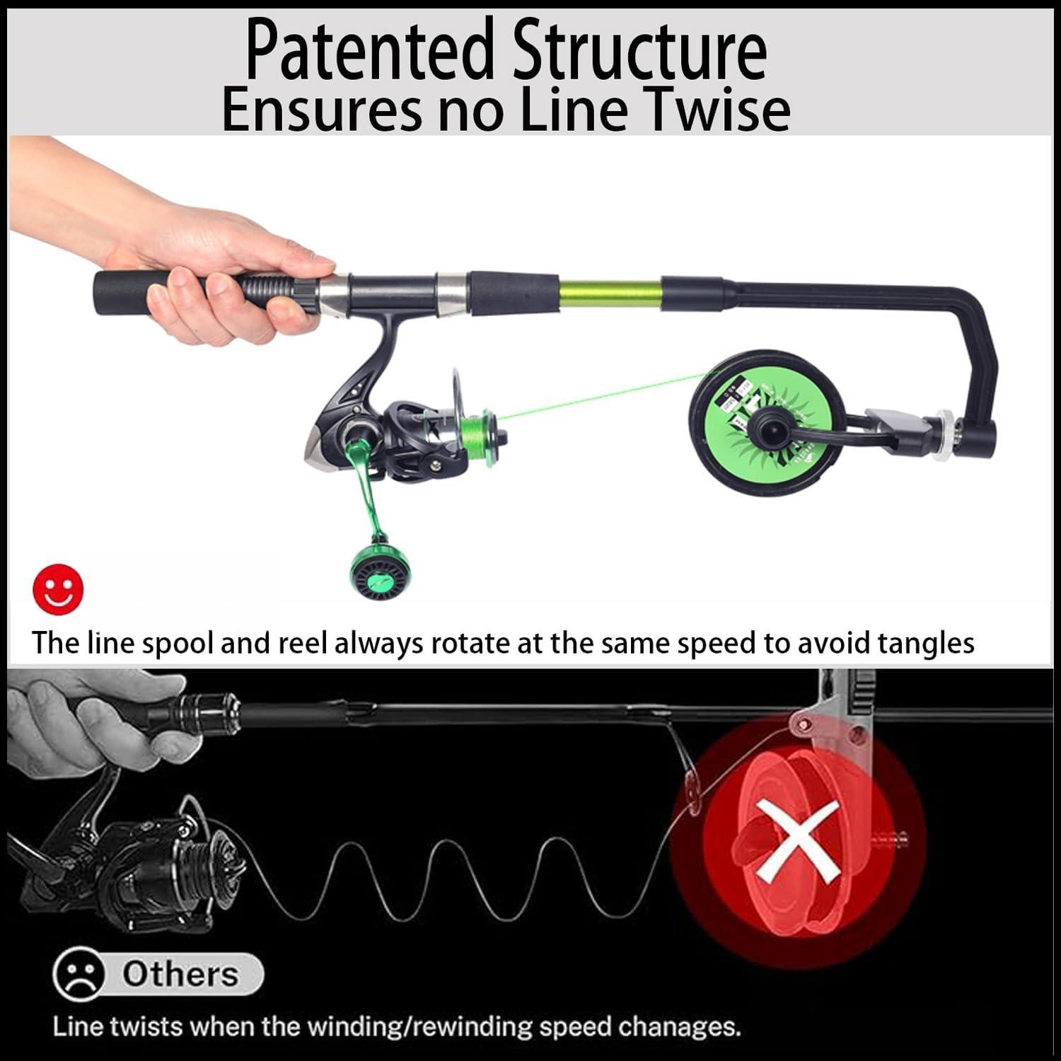 BASIC SUPPLY Fishing Line Spooler, Adjustable line Winder,No Line Twist, Portable for Casting & Spinning and Trolling Reel BASIC SUPPLY Fishing Line Spooler, Adjustable line Winder,No Line Twist, Portable for Casting & Spinning and Trolling Reel