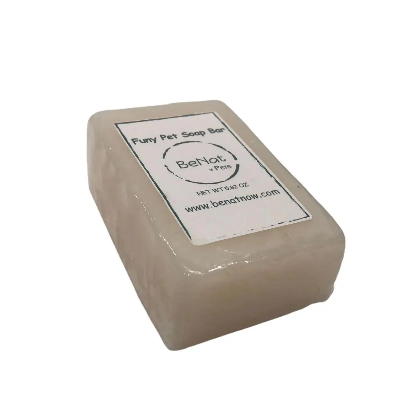 BeNat All-Natural Handcrafted Furry Pet Soap Bar - Organic Lavender, Coconut, Citronella, Eucalyptus Natural Oils, Biodegradable Flea Shield, Hydration Boost for Sensitive Skin & Coat, Artisanal Long-Lasting Cleansing Bar (3-4 Week Curing Process), Artisa