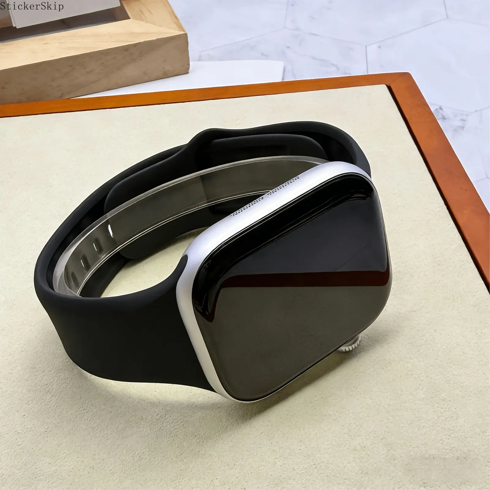 Silicone Resin Waterproof Soft Sports Multi-Size Replacement Wristband, Unisex Simple Look Band Only, Fits 38/40/41/42/44/45/49mm & Various Models (Series 1-9 SE Ultra)