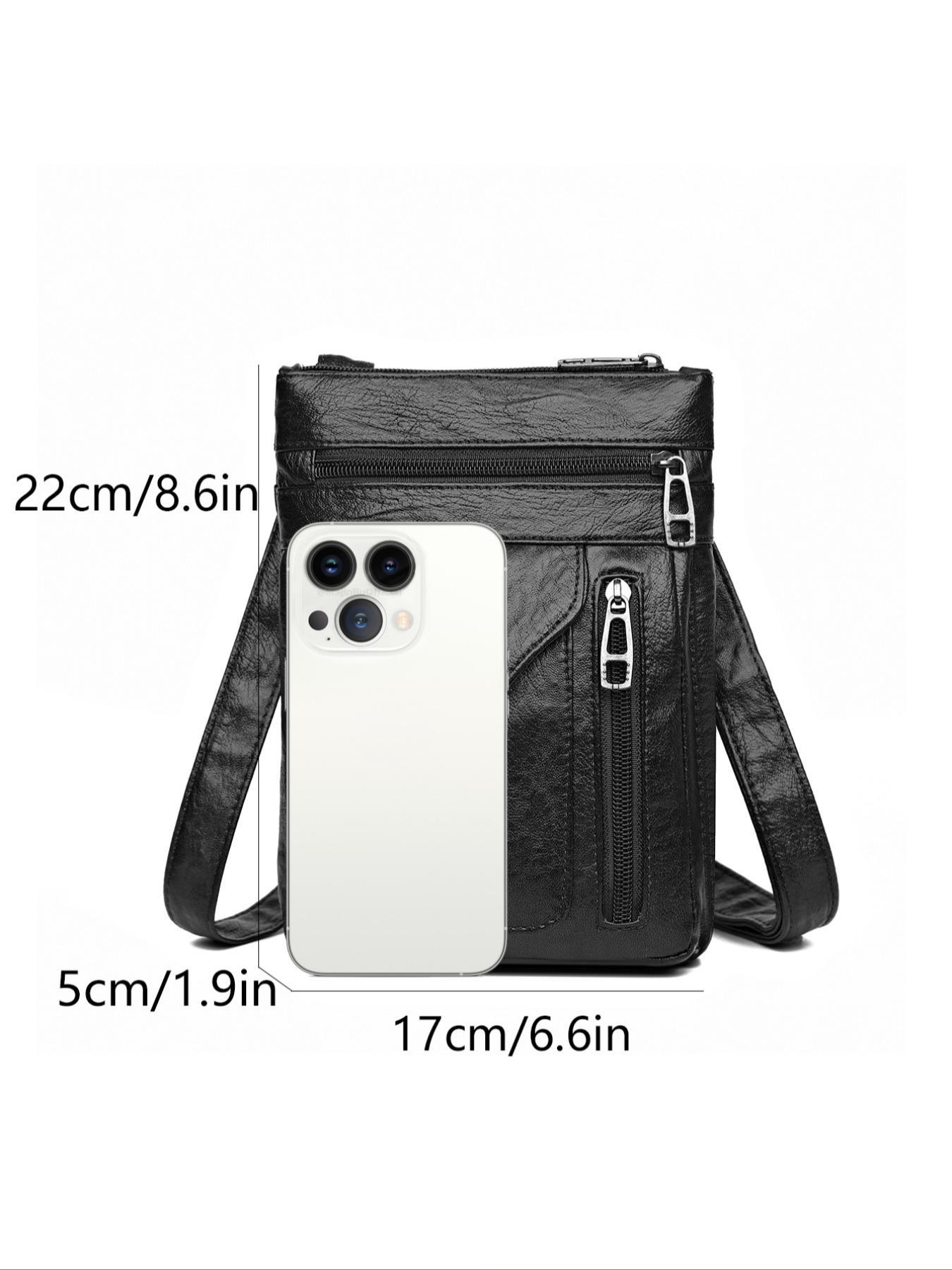 Women's Elegant Vintage Crossbody Bag, Trendy Plain Color Crossbody Bag, Fashionable Crossbody Bag for Daily Use, Cross Body Bags