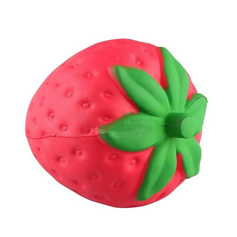 Super Jumbo Strawberry Squishy Slow Rising Antistress for Adults Anti-Anxiety Fidget Toy Kid Grownups Squeeze with Non-Toxic Toy