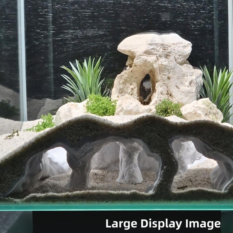 Large/medium/small Reptile Hideaway Cave Aquarium Decor, Natural Tunnel Fish Shelter, Shrimp House, Fish Tank Ornament, Water Palace