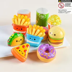 12/20-Pack Mini Squeeze Food Toys - Slow Rising Soft Squishies, Squishy Stress Relief, Ideal for school & birthday gift bags, Christmas gifts for grandchildren, Assorted food-shaped, slow-rebound squeeze toys for stress relief and fun