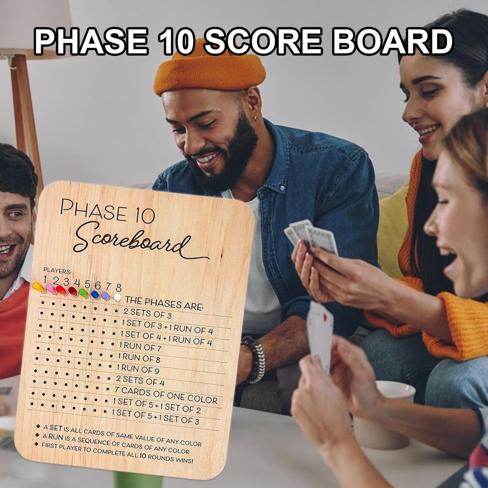 This wooden 10th-stage scoreboard, complete with colorful wooden pegs, is a fun tabletop board card game accessory. Perfect for parties and family game nights. Portable Chess Set with Storage drinking Educational Alphabet Board Game with Timer funny