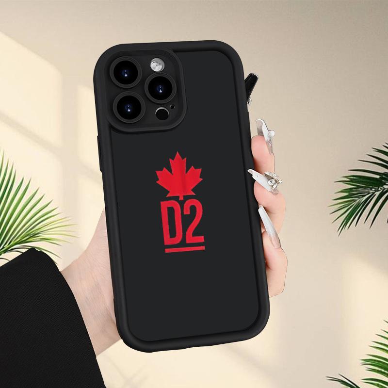 Phone Case: Maple Leaf Letters Pattern,  Groove Mobile Phone Case, Thickened Anti-fall, Shockproof, Unisex, Suitable for iPhone 17 E Air Pro ProMax iPhone16 15 14 Plus 13 12 Mini 11 X XS XR Series, Suitable for Everyone.