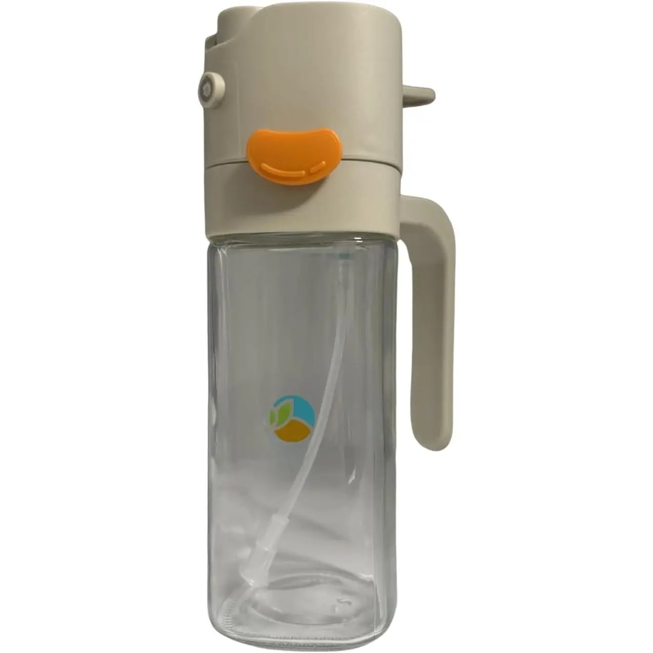 2 in 1 Oil  Bottle Glass, Oil Spritzer  Bottle,  and Pour Oil Dispenser 18 Oz NonAerosol Cooking Mister for Salad BBQ Air Fryer Kitchen  kitchen tools and air fryer accessories.